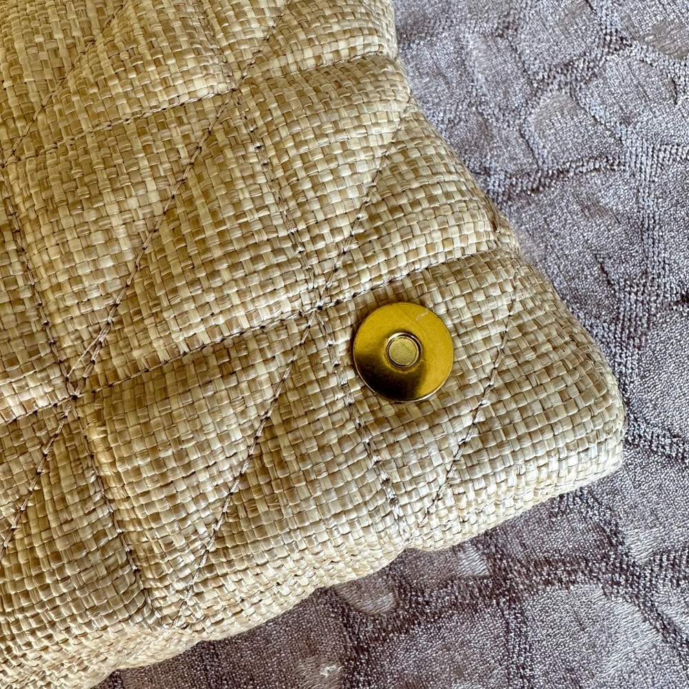 ❌SOLD❌ ZARA RAFFIA BAG - Picture 6 of 8